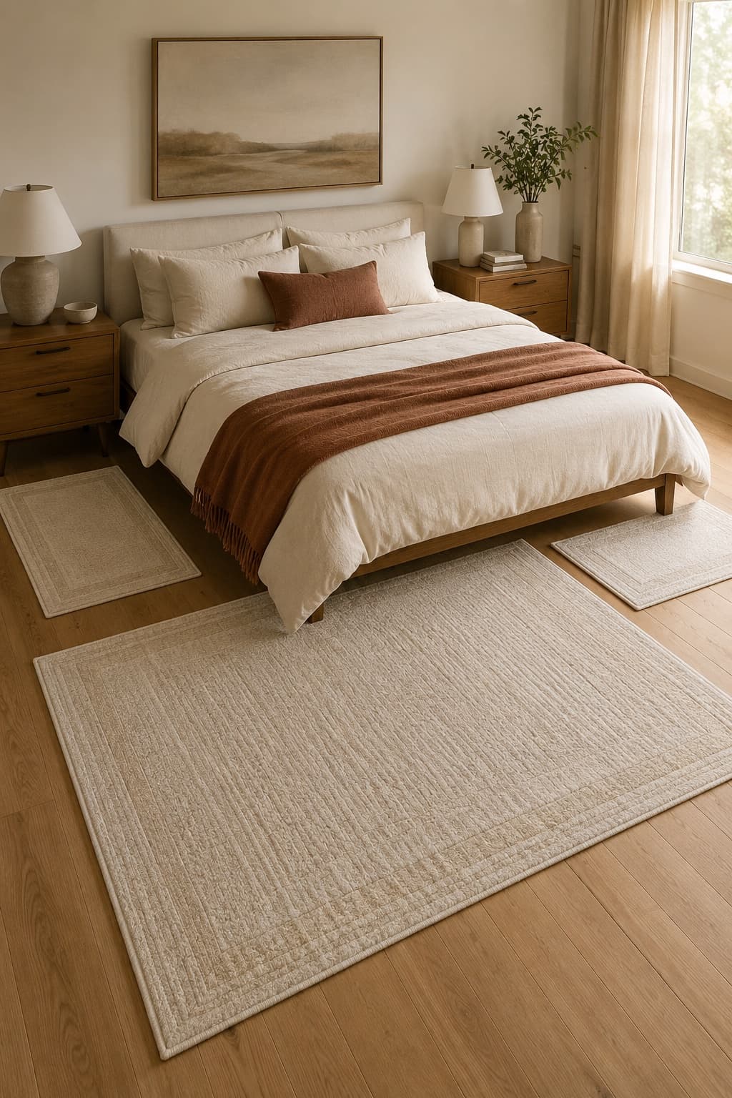 Bedroom Calm Bundle styled in a bedroom setting