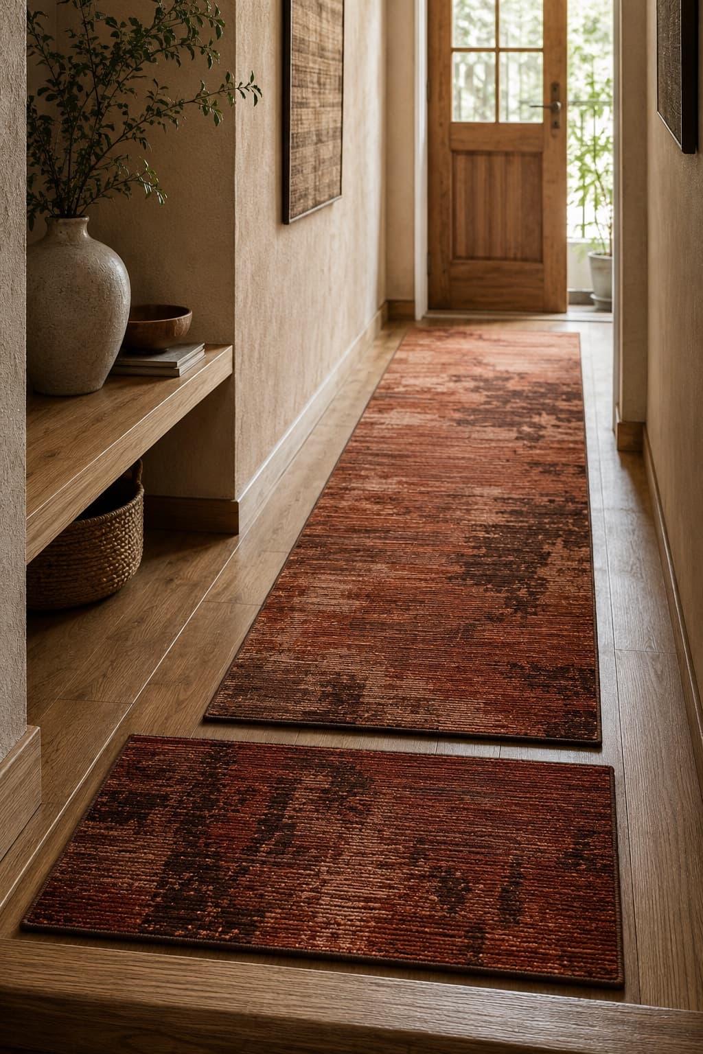 Hallway & Entry Set styled in a hallway setting